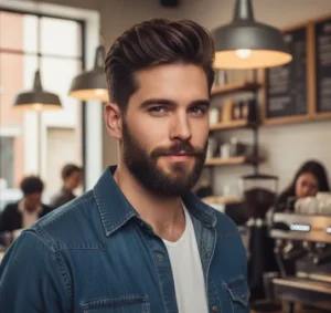 Low Drop Fade Slick Back Undercut