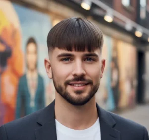 Low Drop Fade Short Quiff Straight Hair