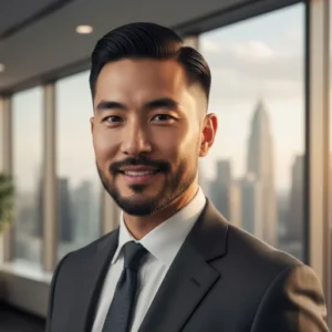 Short Slick Back Low Drop Fade