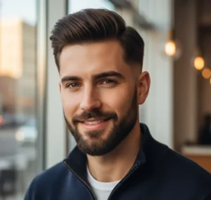 Low Drop Fade Medium Length Top