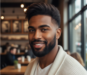 Side-Part Comb Over Drop Fade