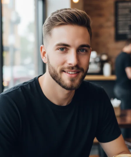 short  Hair low Drop fade 