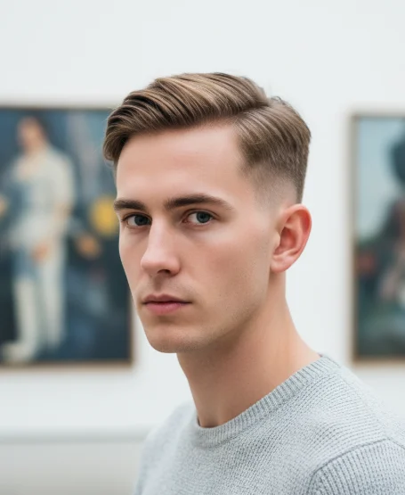 Low Drop Fade Thin Hair