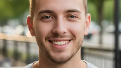 Low Drop Fade Buzz Cut for Summer