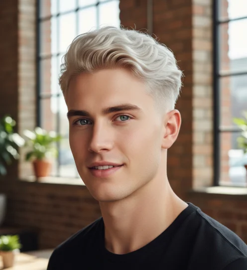 Low Drop fade blond