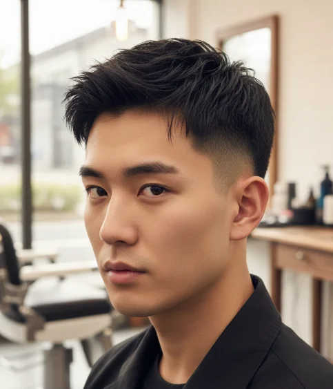 asian low drop fade