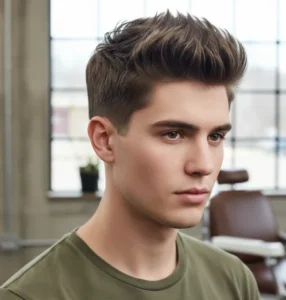 Low Taper Fade Textured Top
