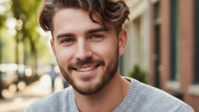 Low Taper Fade Wavy Hair